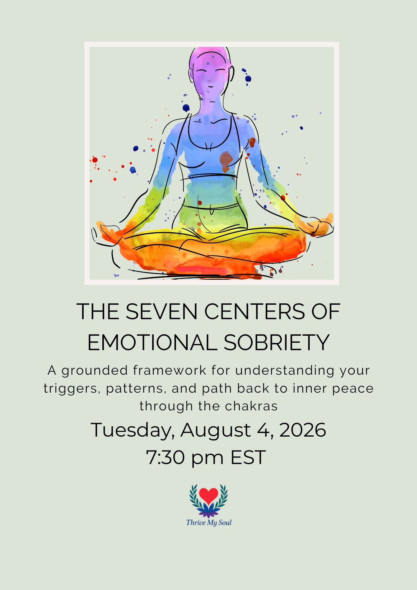 The Seven Centers of Emotional Sobriety workbook cover